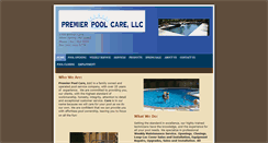 Desktop Screenshot of premierpoolcare.net